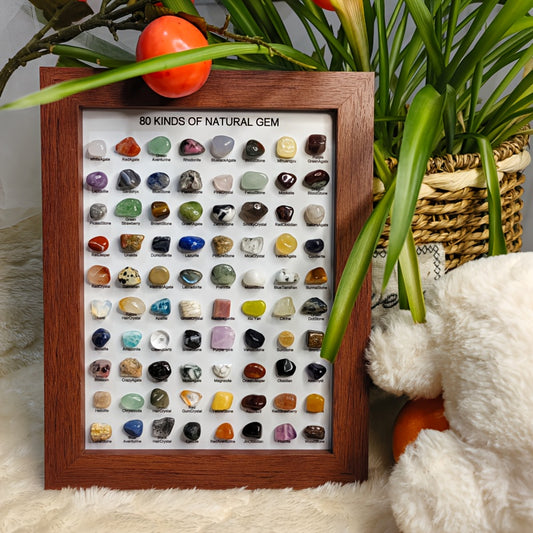 [Top Pick] Choose from 80 types of natural mineral specimens: timeless crystal, stunning agate, vibrant fluorite, and more. Perfect for adding a touch of elegance to your home decor or as a thoughtful gift for loved ones - ideal for holidays like