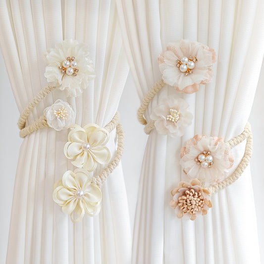 1 piece Flower Curtain Buckle, Tieback Clip for Cute and Stylish Home Decor in Living Room or Bedroom