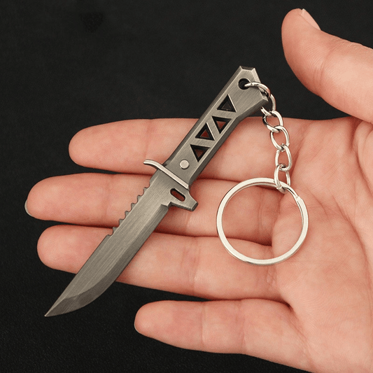 Erkaklar uchun mo'ljallangan 1 dona 9 sm Creative Alloy Keychain, erkaklar uchun noyob va zamonaviy sovg'a varianti