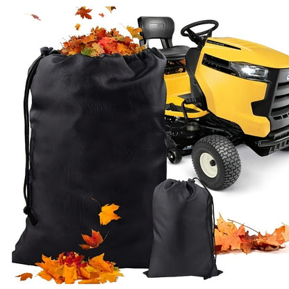 1 piece Lawn Tractor Leaf Collection Bag - Garden Mower Sweeper Waste Disposal Pouch