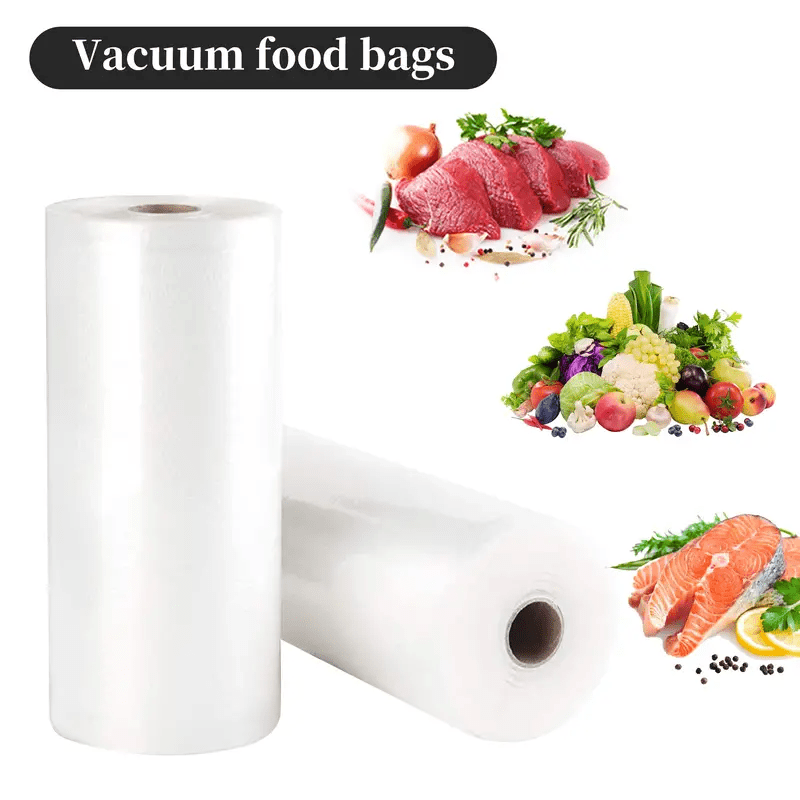 1 Pack of Patterned Vacuum Sealer Bags for Meat, Fruit, Grain, and Vegetables - Ideal for Kitchen Organization and Storage, Kitchen Accessories Included