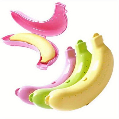 1 piece of Banana Protector Container, Plastic Box Holder Case, Food Lunch Fruit Storage Box - perfect for outdoor travel, school picnics, camping, and more. This cute Banana Case makes a great gift for both women and men, perfect for Easter Day