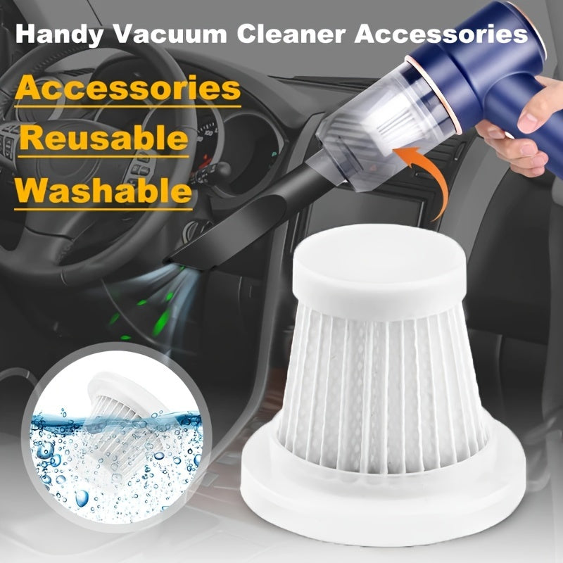 [Customer Favorite] Set of 15 Long-lasting, Convenient & Eco-friendly Filters for Car Vacuum Cleaners - Boosts Suction Power and Efficiency in Handheld Models