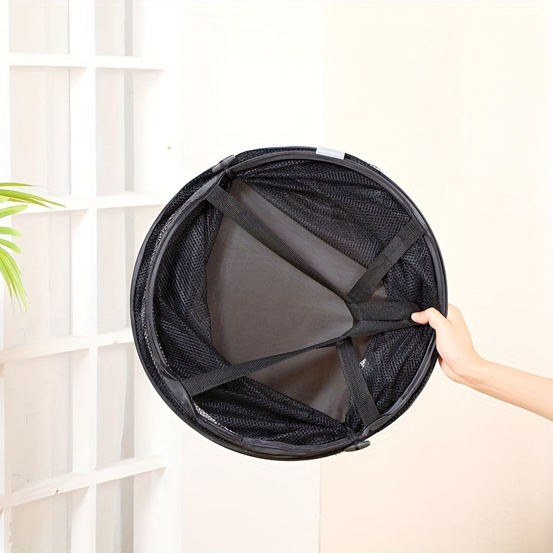 [Top Pick] An innovative pop-up laundry basket with a large capacity, collapsible design, convenient portability, and breathable mesh material is ideal for keeping your dirty laundry organized.