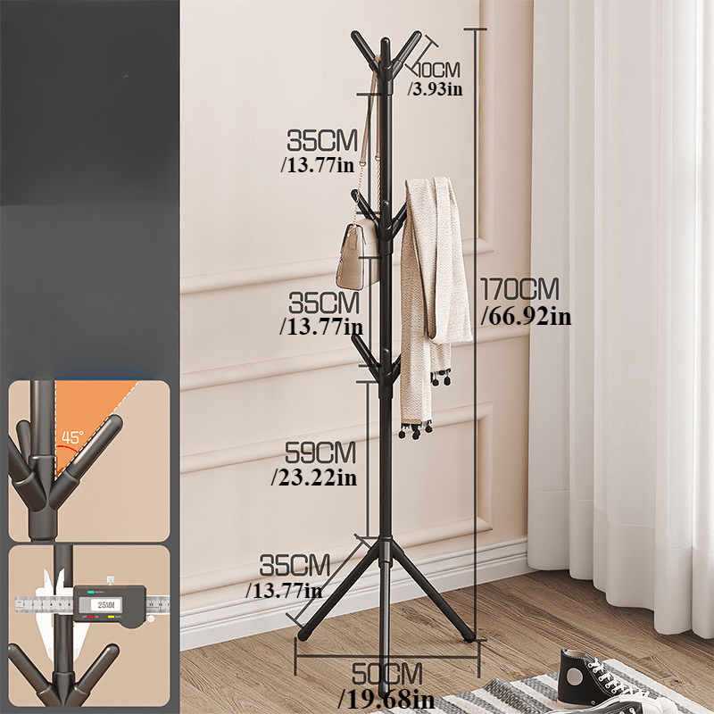 [Top Pick] Handy Freestanding Coat Rack with Umbrella Holder - Quick Assembly, Multi-Functional Clothes Stand for Any Room in Your Home