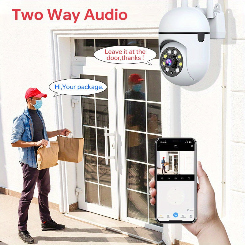 Zhxinsd 3MP HD Security Camera offers wireless 2.4G WiFi connectivity for both indoor and outdoor surveillance. Features include motion detection, two-way audio, USB powered design, and remote access via the Eseecloud App for Home Security. Ideal for