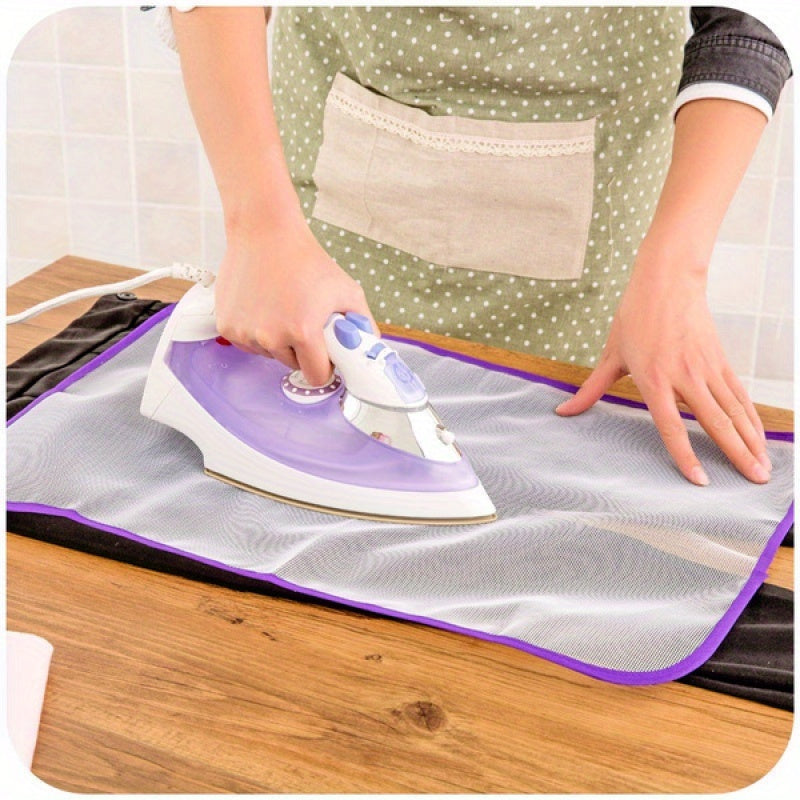 - Set of 3 Heat-Resistant Ironing Mats for Safe Ironing of Clothing & Bed Sheets, Non-Electric Fabric Protector with Insulation Pad for Household Use