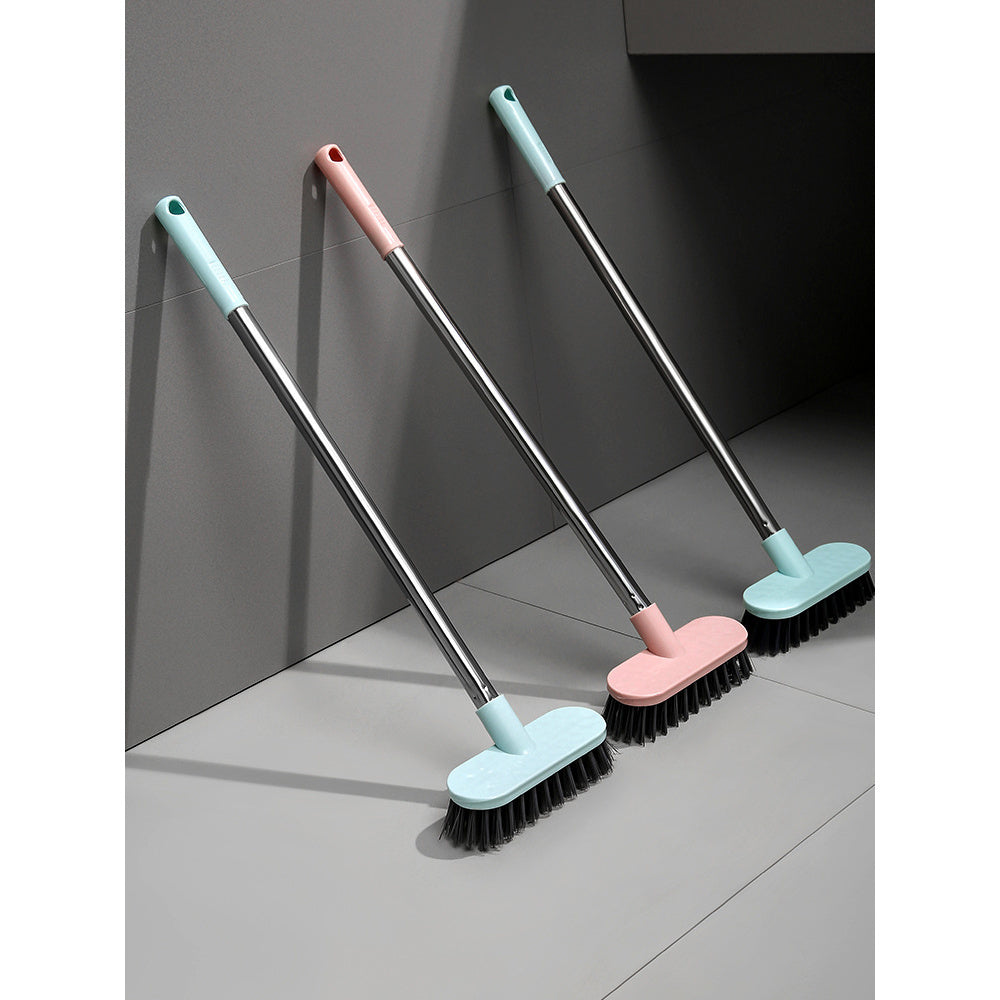 - Description: This bathroom floor brush features a durable long handle and hard bristles, making it ideal for cleaning toilets and floors. The no dead angle design ensures thorough cleaning of both toilet and ceramic tiles. Perfect for manual tile