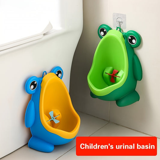 "Innovative Wall-Mounted Boys' Urinal Saves Space and Makes Potty Training Easy, Clean, and Fun with Portable Design for Independent Learning