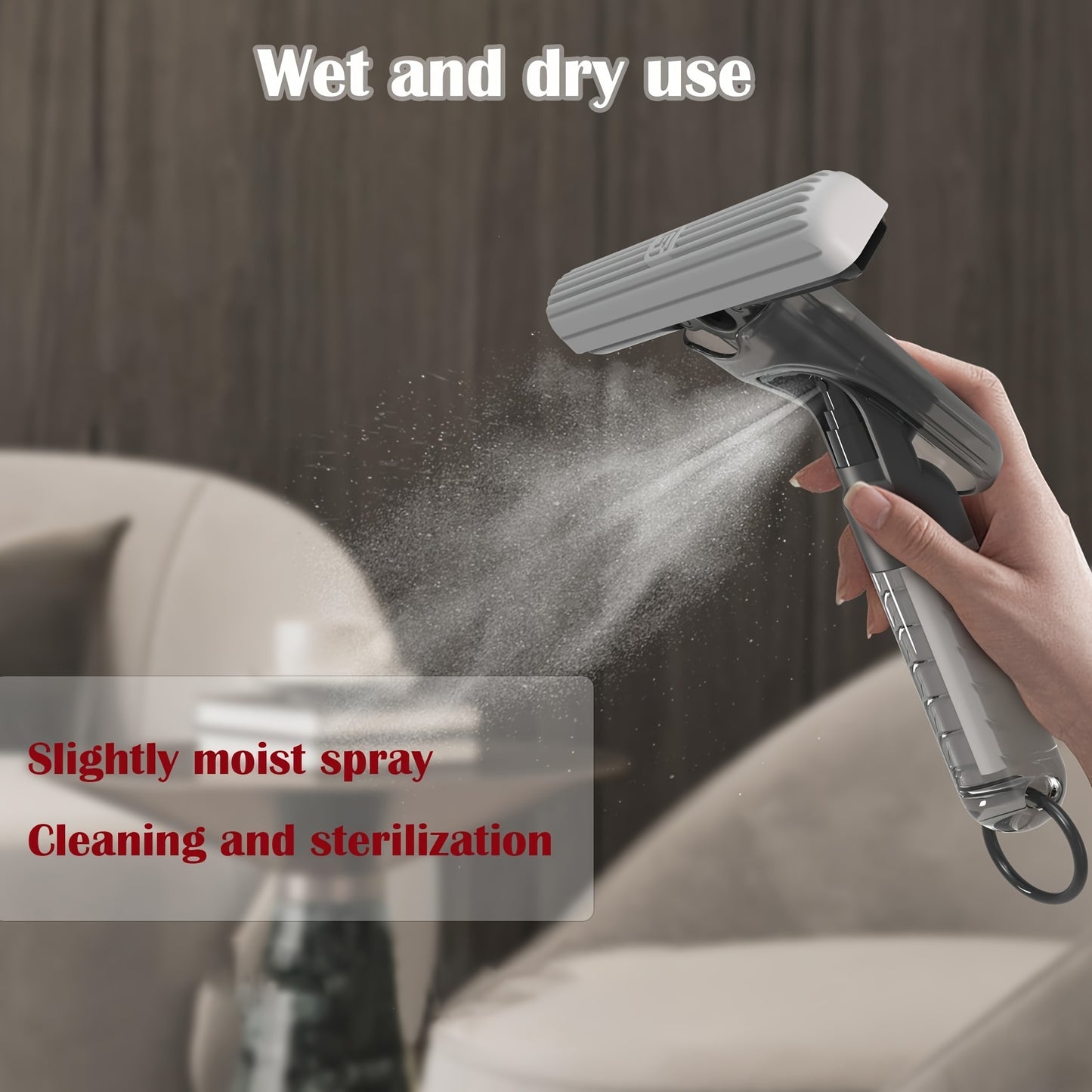 [Trending] Multi-Functional Mini Hand-held Mop for Indoor and Outdoor Use - Perfect for Bedrooms, Bathrooms, Living Rooms, and for those who prefer hand-free cleaning. Can be used for both dry and wet spray cleaning.