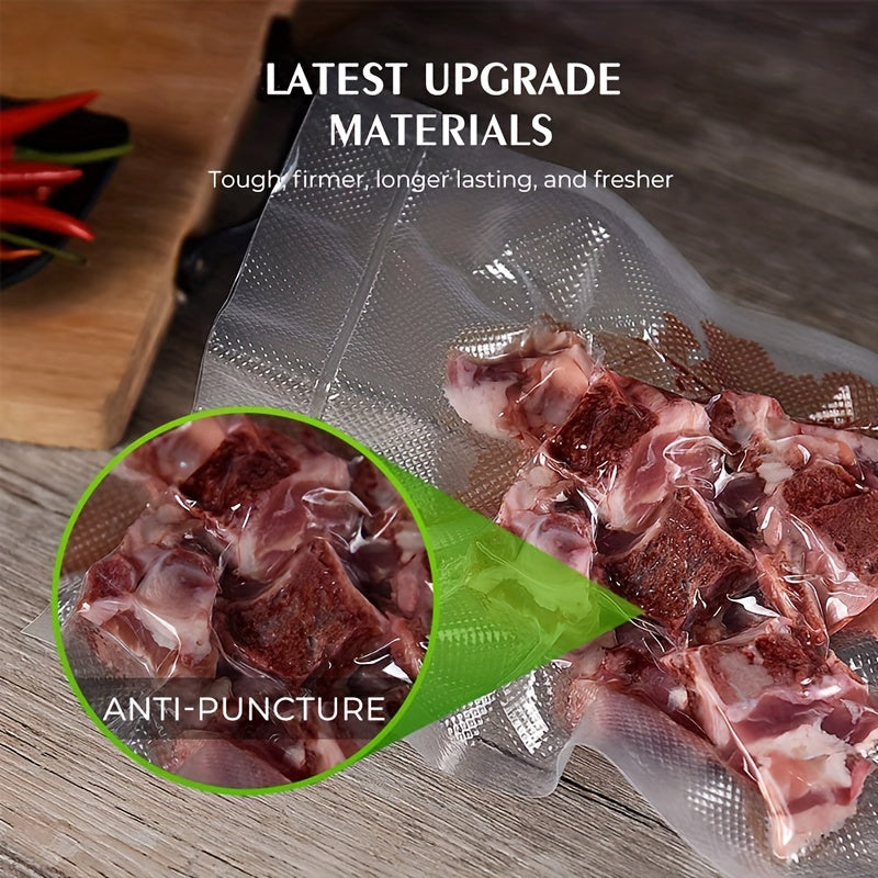 1 pack of Vacuum Sealer Bags with a length of 1500cm/590.55in. Ideal for food preservation and long-term storage. Compatible with vacuum packaging machines and essential kitchen supplies.