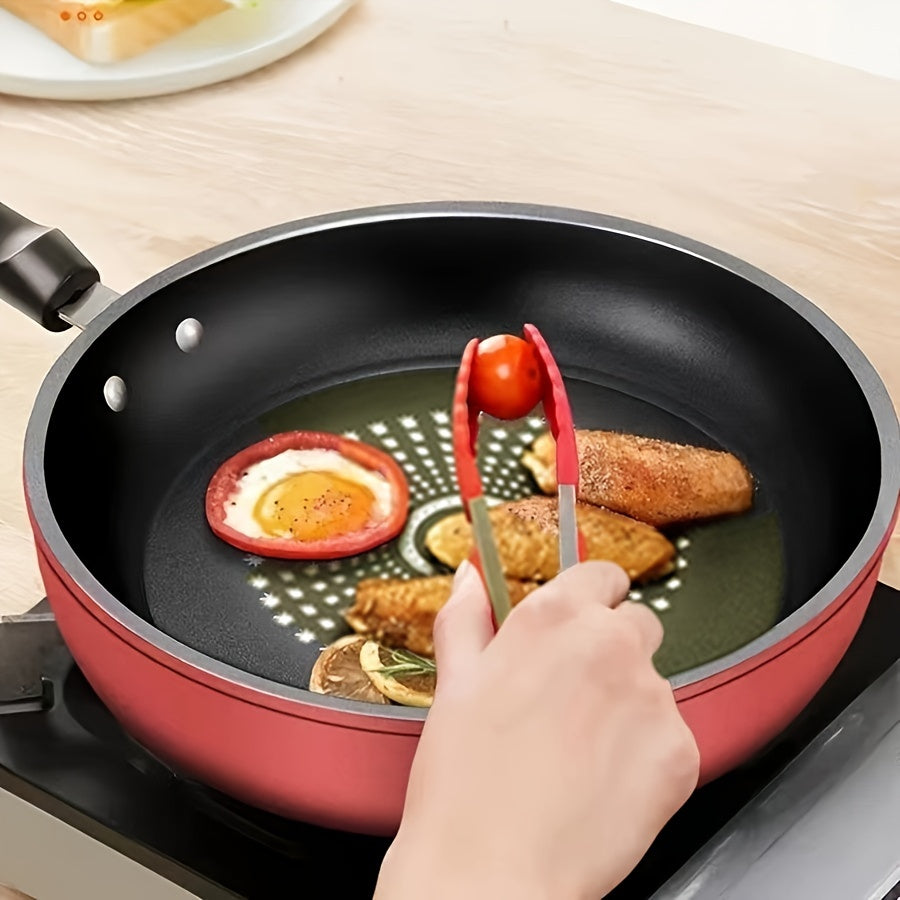 [Fan Favorite] 24cm Non-Stick Cast Iron Skillet with Flat Bottom - Ideal for Gas and Induction Cooktops, Perfect for Cooking Eggs, Steak, and Pancakes - Safe for Dishwasher Use, Ultimate Egg Frying Pan