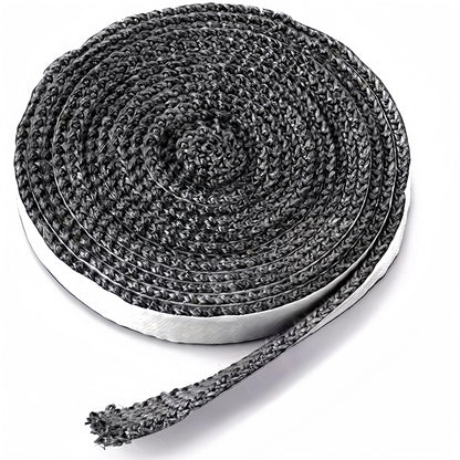 - Black Flat Stove Rope with Self-Adhesive Backing - Available in 10mm, 15mm, and 20mm Sizes
- Ideal for Sealing Glass Fireplace Doors and Air Purifiers
- Simple Installation Process, No Power Required
- 6.5ft Length for Convenient Application