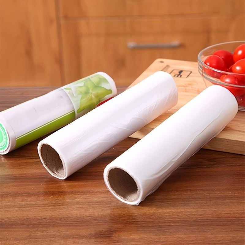 1 Package of clear food storage bags, Basic storage bags for the kitchen.