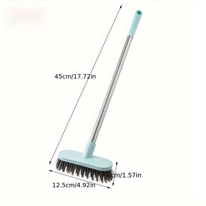 - Description: This bathroom floor brush features a durable long handle and hard bristles, making it ideal for cleaning toilets and floors. The no dead angle design ensures thorough cleaning of both toilet and ceramic tiles. Perfect for manual tile