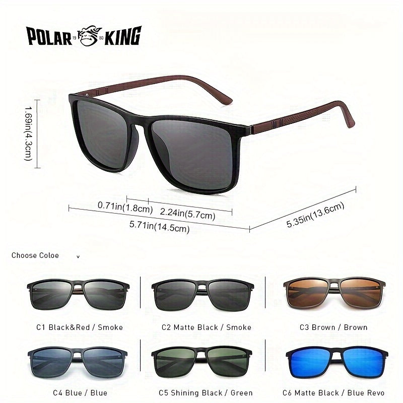 1 pair or 2 pairs of Retro Classic Lowkey Cool Square Polarized sunglasses, perfect for men and women for casual business, outdoor sports, parties, vacations, travel, driving, fishing, and as photo props. An ideal choice for a gift.