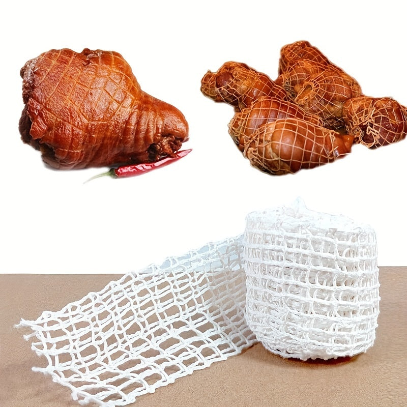 1 piece of 3-meter polyester meat net roll - a tool used for non-food contact sausage packaging for ham, hot dogs, loose racks, and binding hooves.