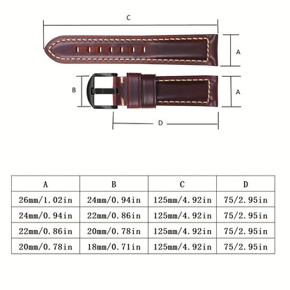 1 dona asl teridan tikilgan, suv o'tkazmaydigan va FT12/Apple Watch/Samsung uchun mos. Mukammal sovg'a tanlovi.