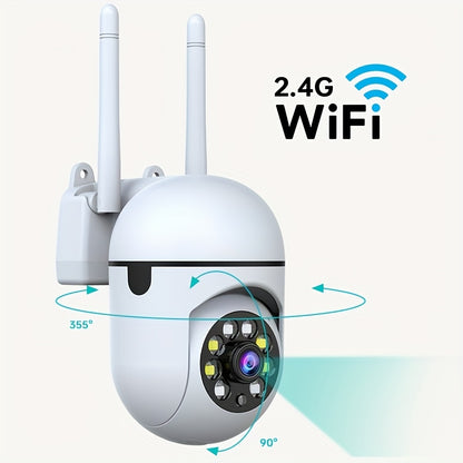 Zhxinsd 3MP HD Security Camera offers wireless 2.4G WiFi connectivity for both indoor and outdoor surveillance. Features include motion detection, two-way audio, USB powered design, and remote access via the Eseecloud App for Home Security. Ideal for