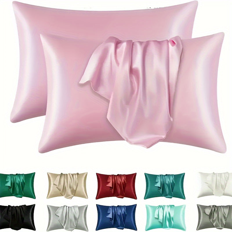 1 piece of an ultra-soft silky blend satin pillowcase made of polyester, with a fabric weight of 80-85g and machine washable.