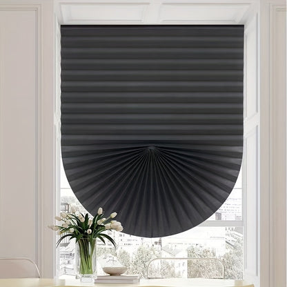 1 piece of Easy Up and Down Blackout Pleated Curtains for Home Decor - No Tools Required - Ideal for Car, Bedroom, and Living Room - Blocks Light and Ensures Privacy