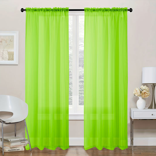 1 Pack of Curtains for the Home Living Room made of 45GSM Polyester. Perfect for Office, Bedroom, and Home Decor. Size: 132.08cm x 213.36cm.