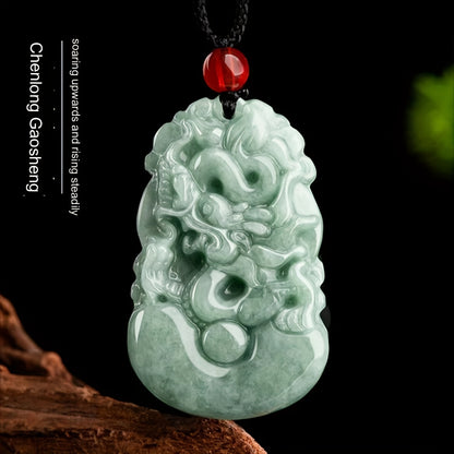 [Trendy Option] Embrace your Chinese zodiac with a gorgeous pendant made of natural stone. Pick from Rat, Ox, Tiger, Rabbit, Dragon, Snake, Horse, Sheep, Monkey, Chicken, Dog, or opt for a full set of Chinese zodiac pendants. Stay fashionable and stylish!