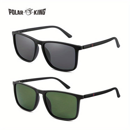 1 pair or 2 pairs of Retro Classic Lowkey Cool Square Polarized sunglasses, perfect for men and women for casual business, outdoor sports, parties, vacations, travel, driving, fishing, and as photo props. An ideal choice for a gift.