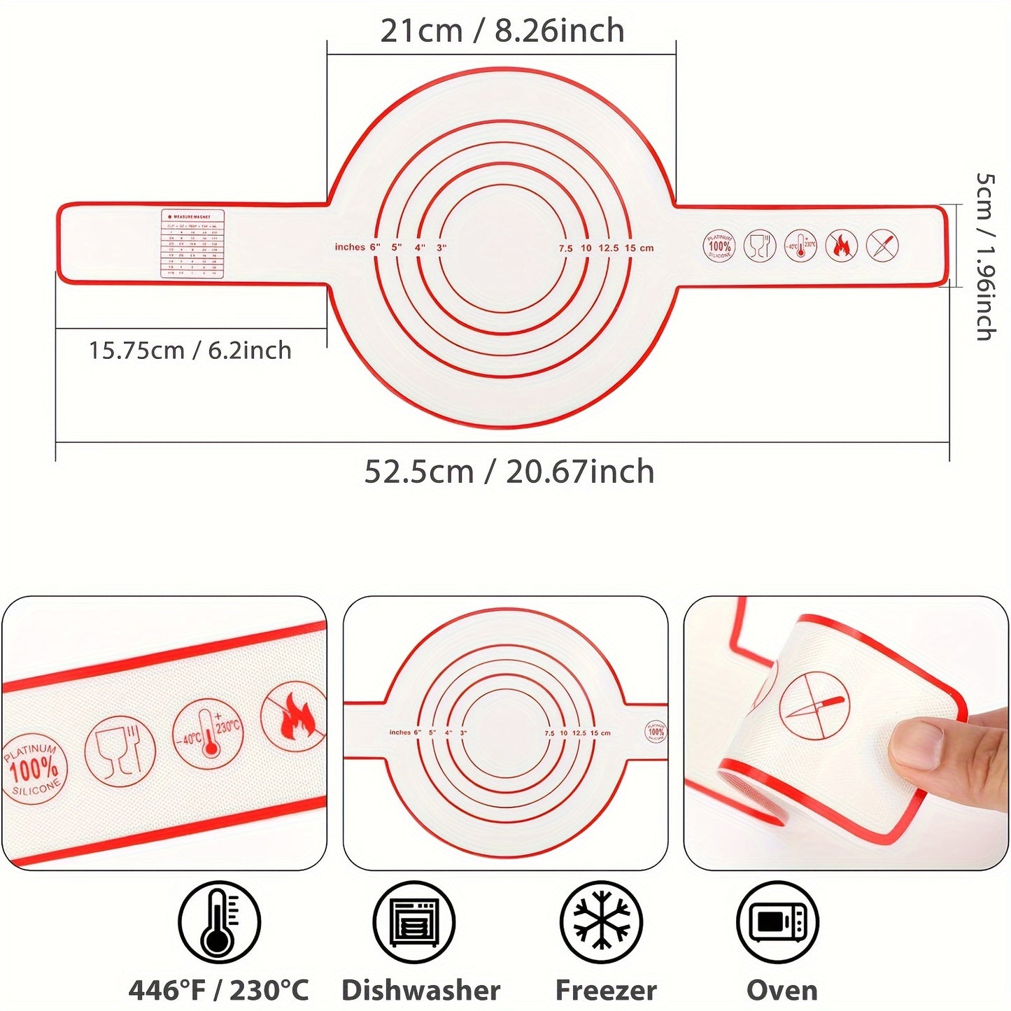 0.4 inch Silicone Oven Mat