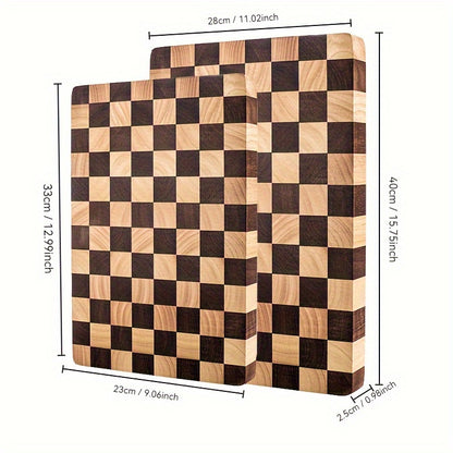 [Best Seller] Kitchen Wooden Cutting Board Set - Includes 1 large and 2 small Thick, Double-sided Boards. Perfect for Deli, Meat, Vegetable, and Fruit Cutting in the Kitchen. Makes a great Housewarming Gift!