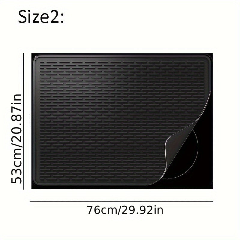 - Silicone Stove Mat: Protect your stove and countertop with this silicone insulation pad
- Multi-functional: Can also be used as a protective pad, stove top cover, and sub-drainage sink pad
- Kitchen Essentials: A must-have item in every home kitchen