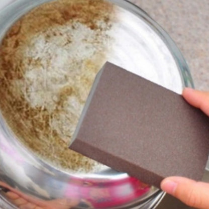 1 piece of Carborundum Magic Sponge – A versatile polyurethane cleaning brush for use in the kitchen and on furniture.