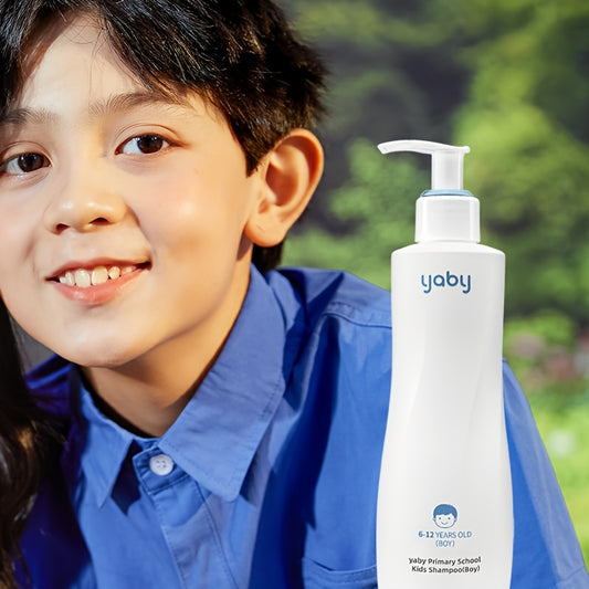 Yaby Primary School Kids Shampoo - Designed for boys aged 6-12, this scalp care shampoo is perfect for dry and delicate hair. With a 250ml/8.454fl.oz bottle, this kids scalp cleaner is ideal for daily use and gift giving. Made in Korea.