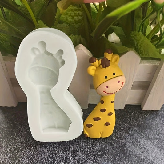 1 piece of adorable cartoon animal silicone molds for baking, cake decorating, and more. This food-grade ice tray mold can be used for fondant, chocolate, panna cotta, pudding, jelly, and resin clay. A fun addition to any kitchen!