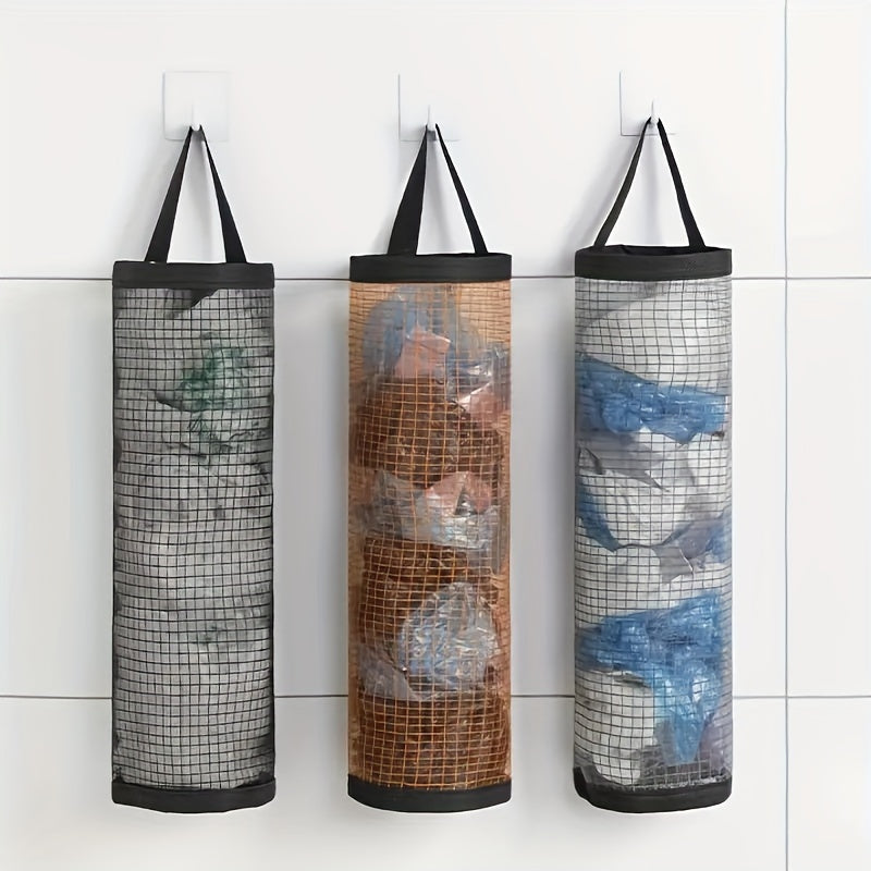 1 piece of Hanging Garbage Bag, Plastic Kitchen Decoration Bag, Hanging Grocery Shopping Bag, Commercial Restaurant Kitchen Garbage Bag Storage, Home Garbage Bag Storage