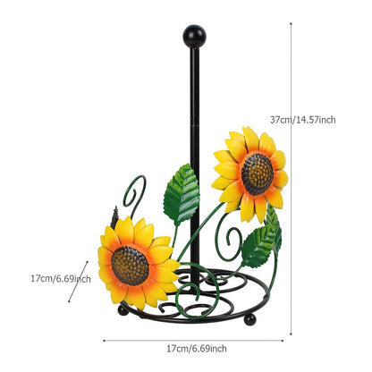 [Customer Favorite] Lovely Sunflower Metal Napkin Holder - Ideal for Adding Charm to Home, Kitchen & Dining Decor