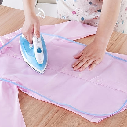 1 or 2 pieces of Heat-Resistant Ironing Mesh Pads with Protective Mesh for Clothes & Ironing Boards. These pads are durable, washable, reusable, and non-electric, ideal for use with steam irons. They also provide zipper protection and prevent scorch