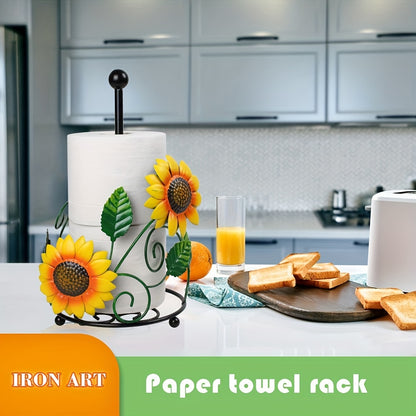 [Customer Favorite] Lovely Sunflower Metal Napkin Holder - Ideal for Adding Charm to Home, Kitchen & Dining Decor