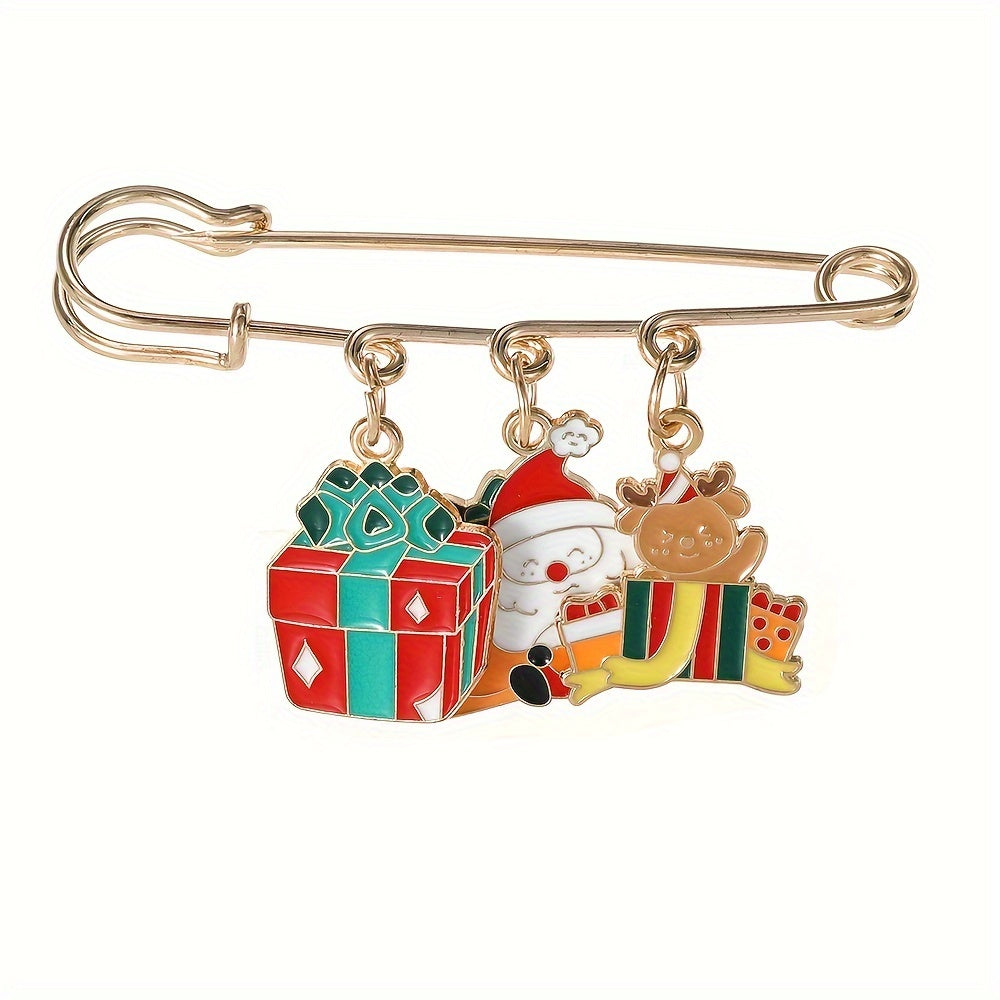 ZJ Zhijia Jewelry presents the Christmas Collection featuring a set of 90pcs cute cartoon themed alloy enamel pins and charms. Perfect for DIY craft supplies for cosplay, party decorations, keychains, earrings, and necklaces. This festive accessories kit