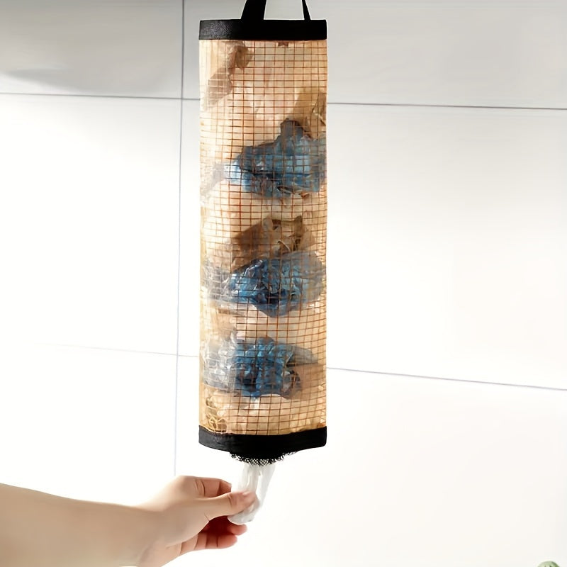 1 piece of Hanging Garbage Bag, Plastic Kitchen Decoration Bag, Hanging Grocery Shopping Bag, Commercial Restaurant Kitchen Garbage Bag Storage, Home Garbage Bag Storage