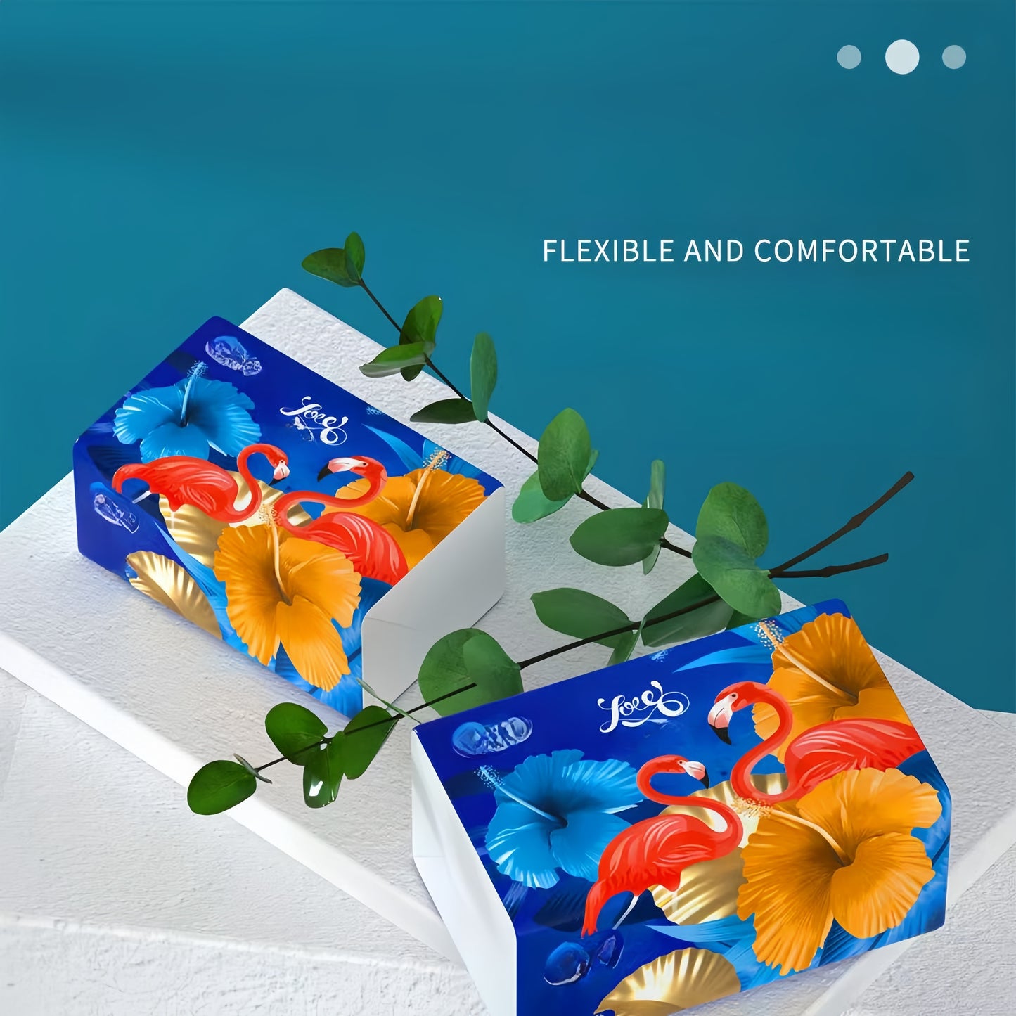 [Top Pick] Get your hands on 18pcs of luxurious flamingo facial tissues. These tissues are incredibly soft and comfortable, with a 4-ply thickness for added durability. Each pack contains 200 sheets made from virgin wood pulp, ensuring they don't easily