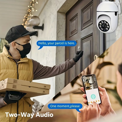 [Highly-Recommended] Get this HD WiFi Home Security Camera for Full-Color Night Vision, Two-Way Audio, and Motion Detection. USB Powered and Wireless, it's perfect for keeping your loved ones safe. Great for Christmas and Thanksgiving gifts!