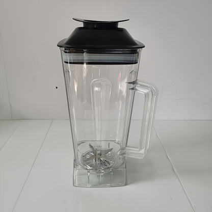 - "High-Quality 2L Blender Pitcher with Handle, Made from Food-Grade Plastic, Ideal for Making Smoothies, Soups, and Purees. Comes with Spiral Blade and Foam Lid, Compatible with High-Speed Blender Base