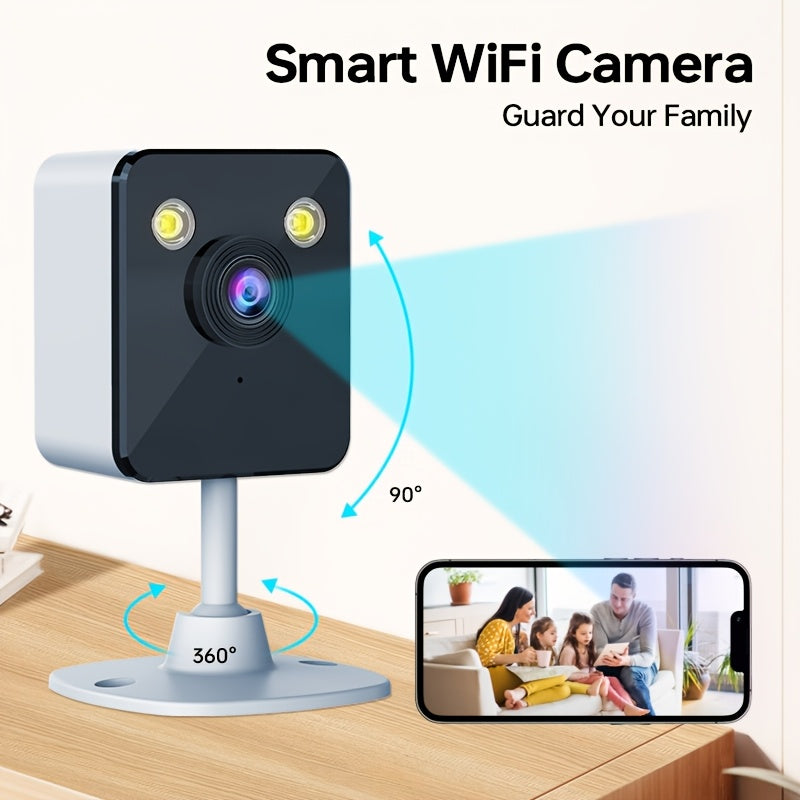 Zhxinsd 2MP Wireless Security Camera offers indoor CCTV with Motion Detection, Color Night Vision, Two-Way Audio, and Cloud & SD Card Storage. This security camera is brought to you by ZHXINSD.