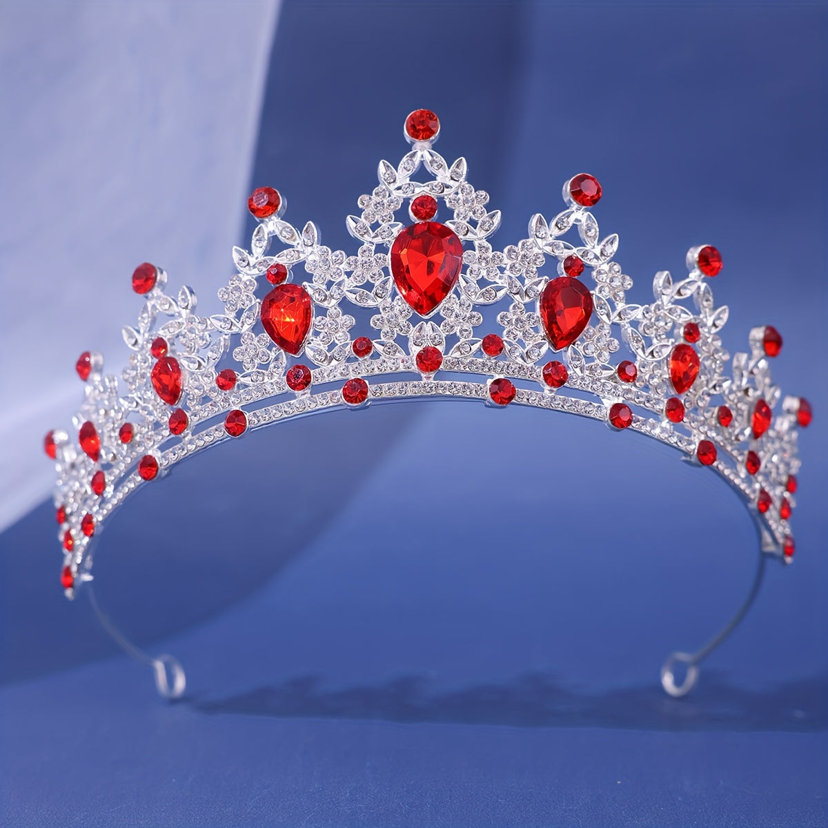 [Top Pick] Stunning Crystal Tiara Crown for Women and Girls - Beautiful Multi-Colored Gemstone Headband, Made with Zinc Alloy, Perfect for Bridal, Wedding, Prom, Pageant, and Gothic Costume Events