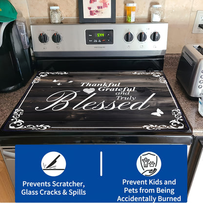 - Extra Large Stove Top Cover for Electric Stove, 28.5x20.5" (72.5x52cm) 
- Anti-Slip, Waterproof Mat for Glass Stove Top Protection
- Multipurpose Cooktop Cover Prevents Scratching and Damage
- Fits Flat Top Ovens and Washer Dryers