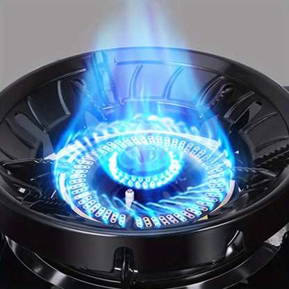 [A Popular Choice] Windproof Gas Stove Draft Shield for Efficient Cooking - Enamel Finish, Fits Different Pot Types, Supports Energy-Saving