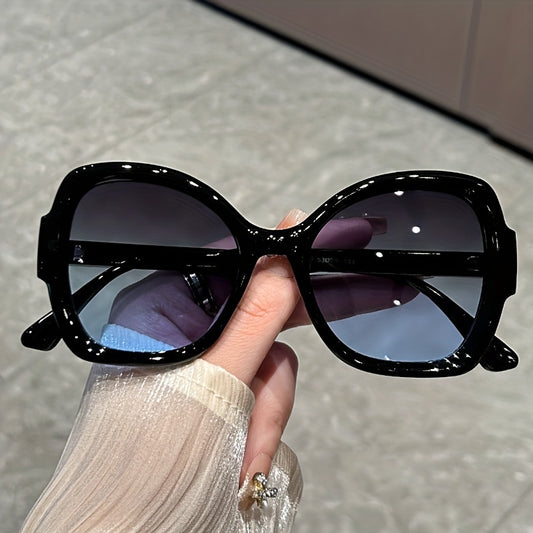 Y2K Oversized Butterfly Fashion Glasses with Colorful Jelly Frame and Anti-Reflective Lens - Ideal for Hiking, Sports, and Parties