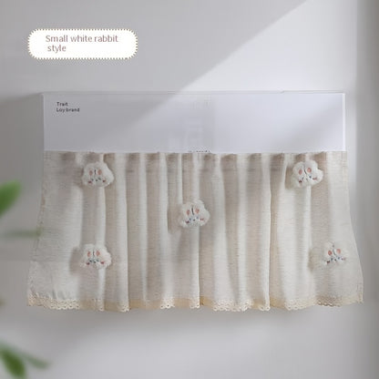 1 or 2 pieces of Air Conditioner Windshield Curtain in Princess Style, ideal for keeping dust out and adding a touch of glamour to your home. A must-have household gadget.