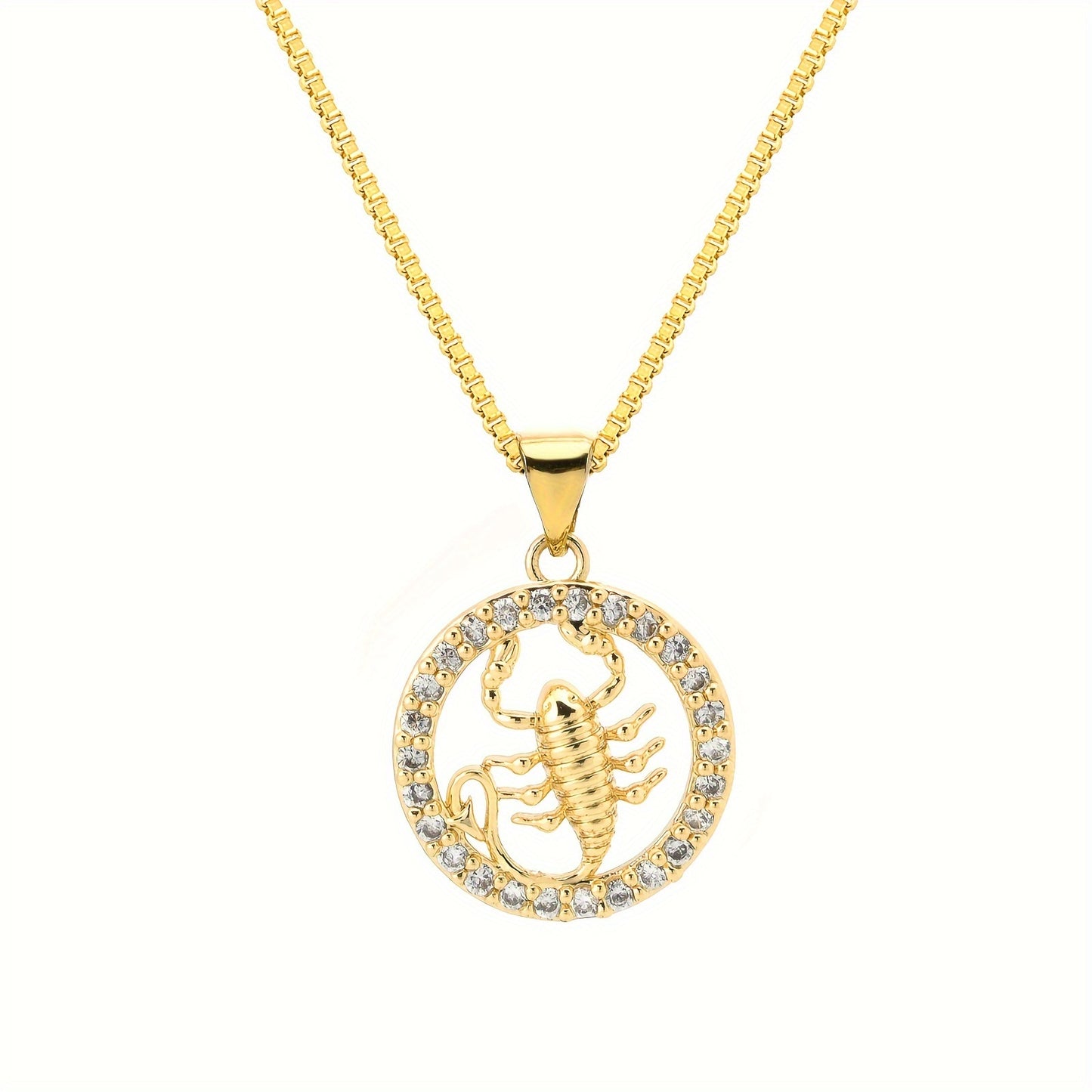 1 piece of 12 Constellations pendant, made of 18K gold-plated material. Featuring the twelve zodiac shapes in golden jewelry, this fashionable pendant necklace is perfect for men. An excellent choice for gifts, especially for Father's Day.